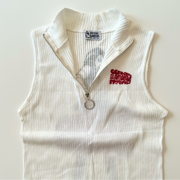 Hysteric Glamour Vintage Graphic Print Tank Top - Picture 3 of 4